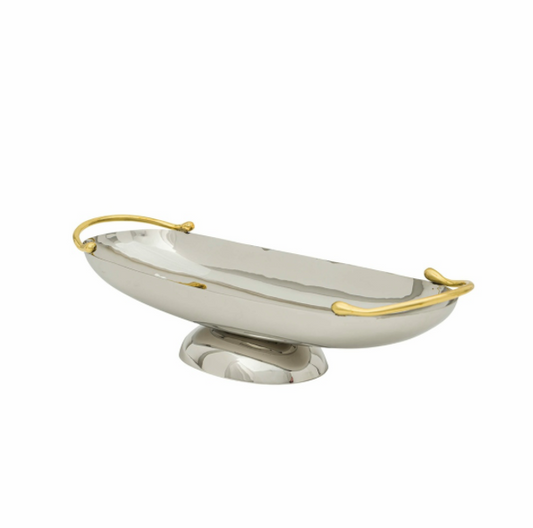 Droplet Oval Dish with Base