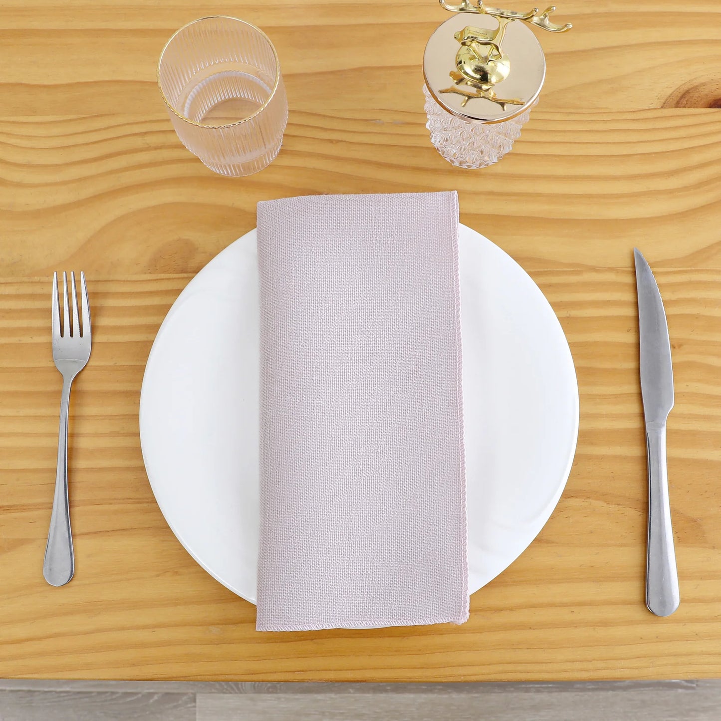 Harvest Weave Rose Napkins 6pcs Set 18”x18”