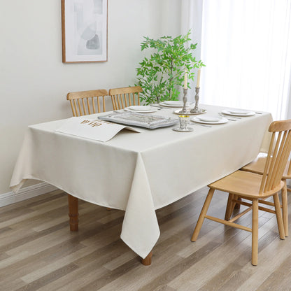 Harvest Weave Beige Tablecloth