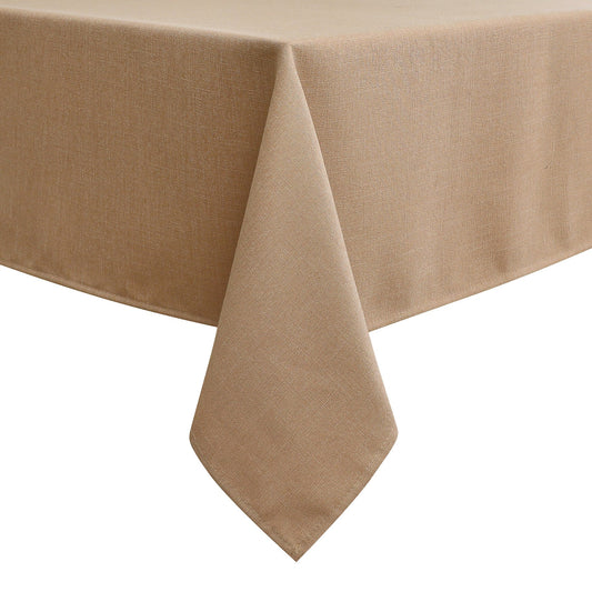 Harvest Weave Gold Tablecloth