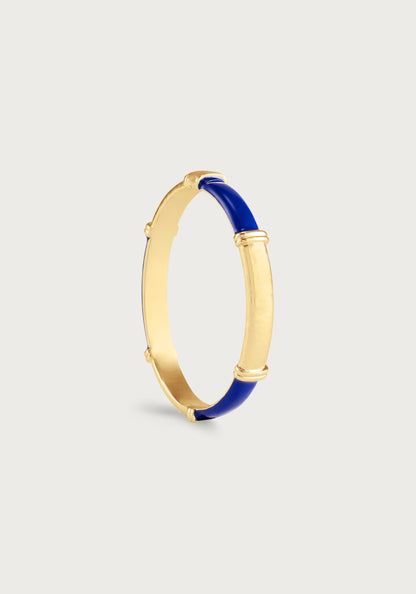 Forza Hinged Bangle Lapis
