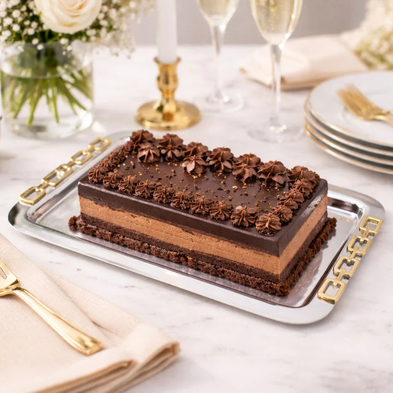 Luxe Linked Stainless Steel Tray