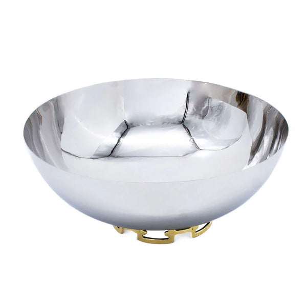Luxe Linked Stainless Steel Salad Bowl