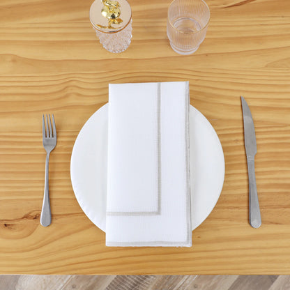 Grey Line Napkin 20" X 20" (set of 4)