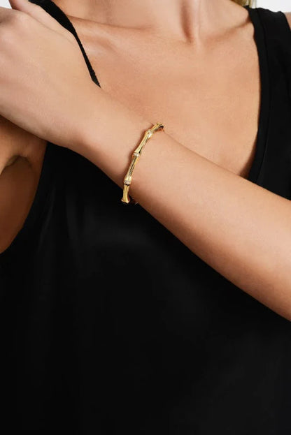 Bamboo Hinged Bangle