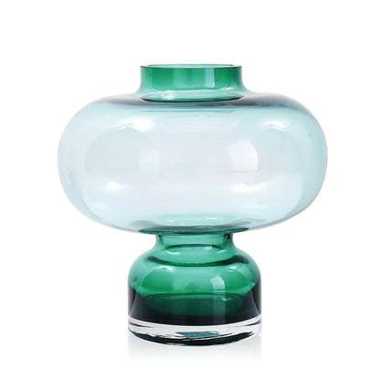 Green Pot Belly Vase