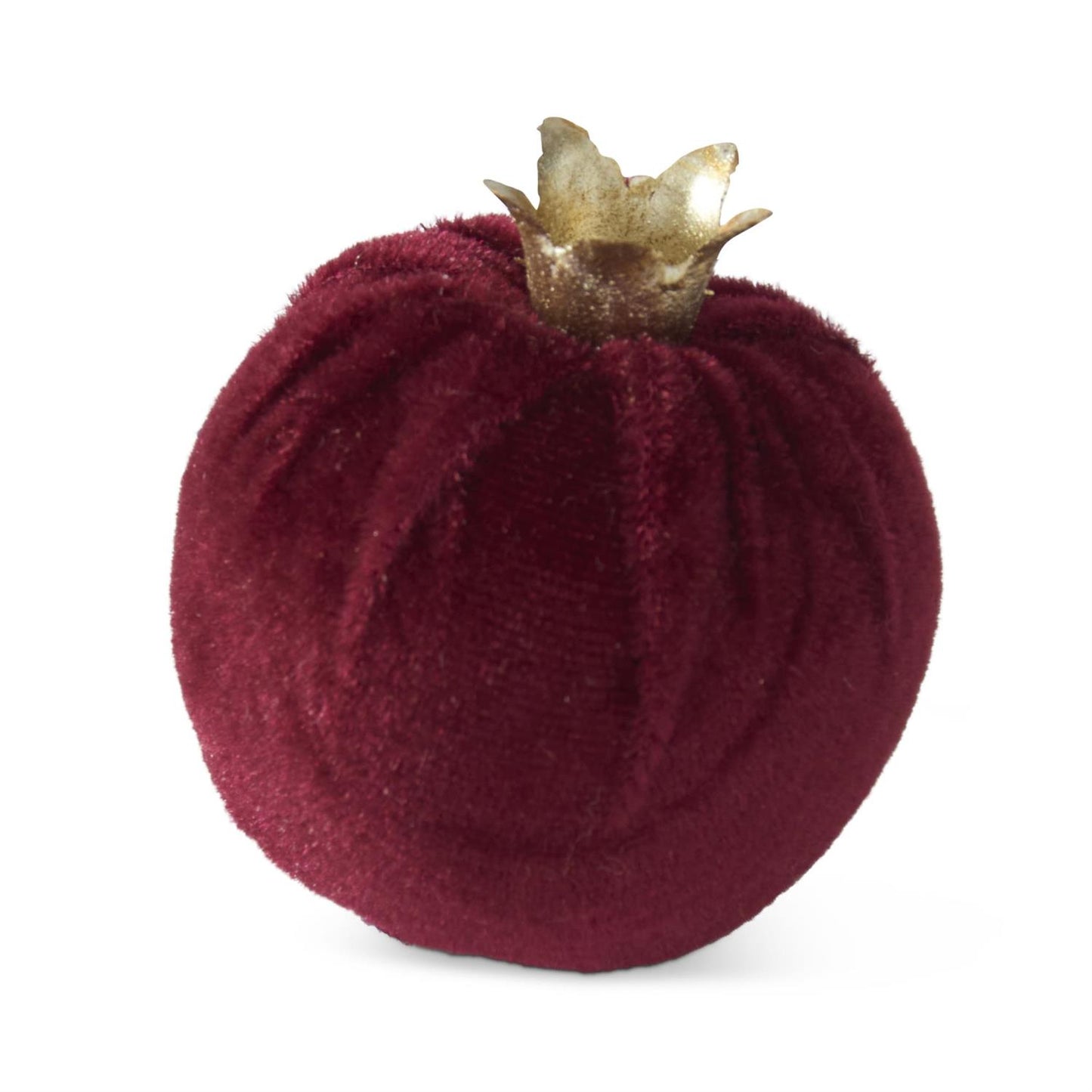 Burgundy Velvet Pomegranates Set of 6