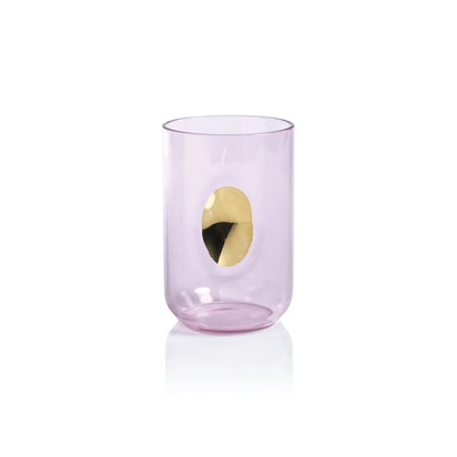 Aperitivo Tumbler w/ Gold Accent Peony Pink -Set of 4