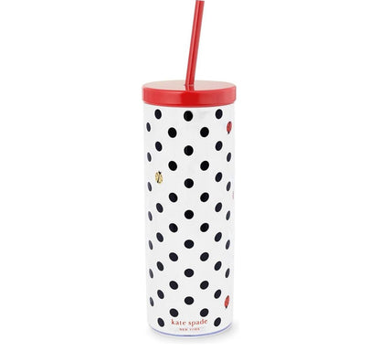 Ladybug Dot Acrylic Tumbler