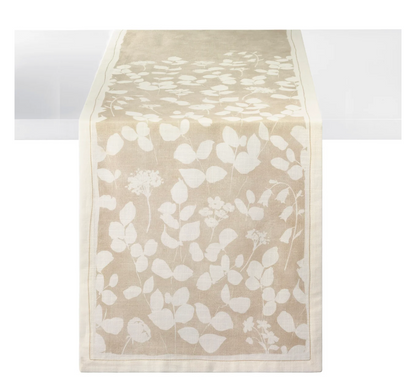 Fleur de Lin Beige 90” Runner
