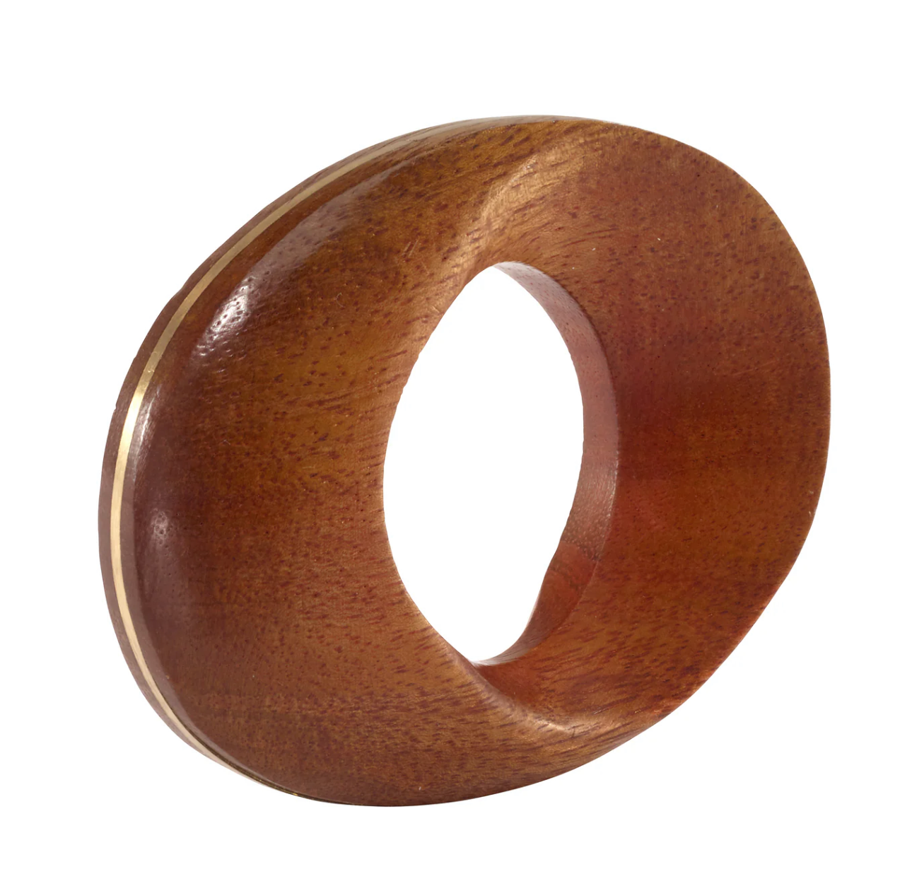 Morgan Wood Napkin Ring Set of 4