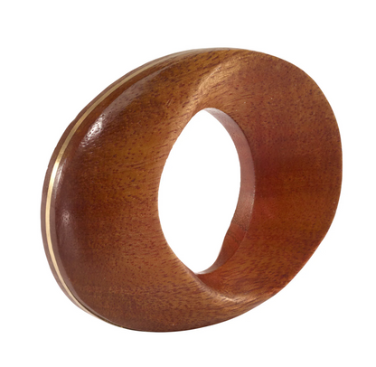 Morgan Wood Napkin Ring Set of 4