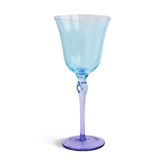 Blue Tulip Glasses 4 Pcs 12 Oz