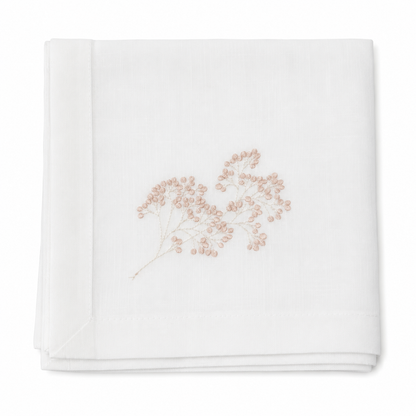 Soft Taupe Wildflower Napkin 20"X20" Set of 4