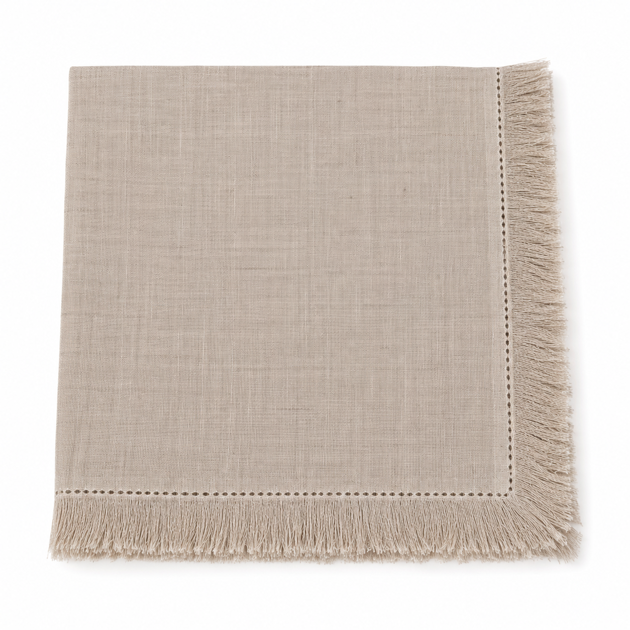 Natural Fringe Napkin 20"X20" Set of 4