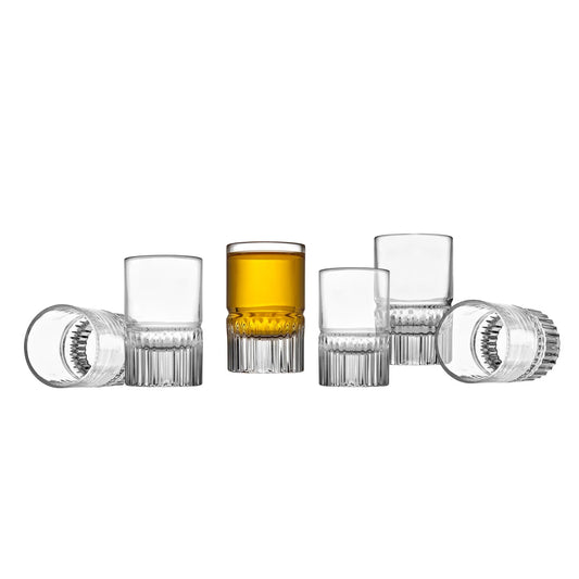 Latitude Clear Shot Glasses Set of 6