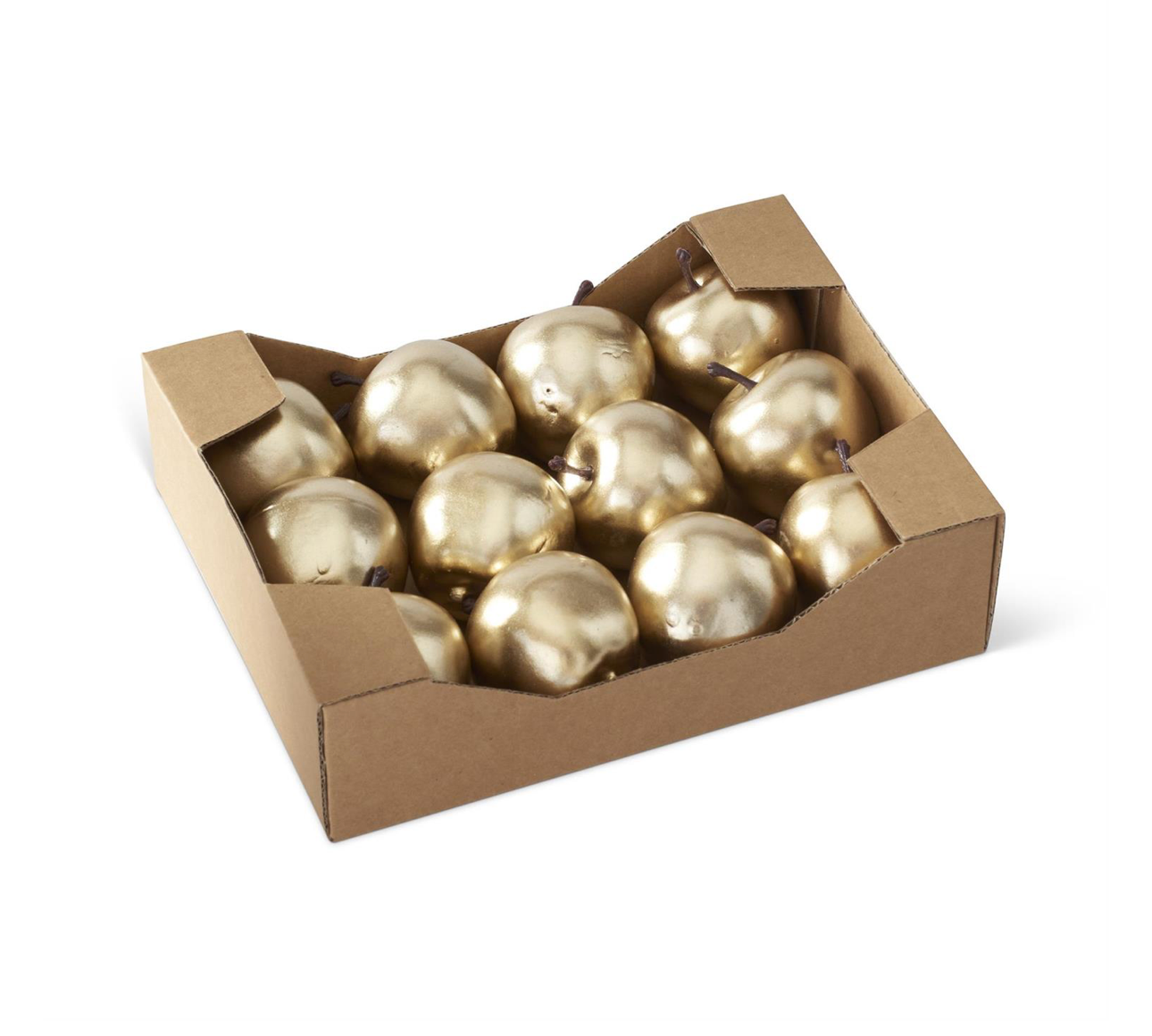Gold Apple Set of 12