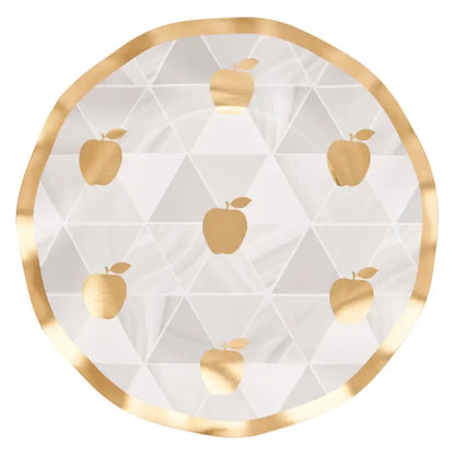 Golden Apple Wavy Salad Plate