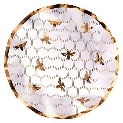 Honeybee Wavy Salad Plates