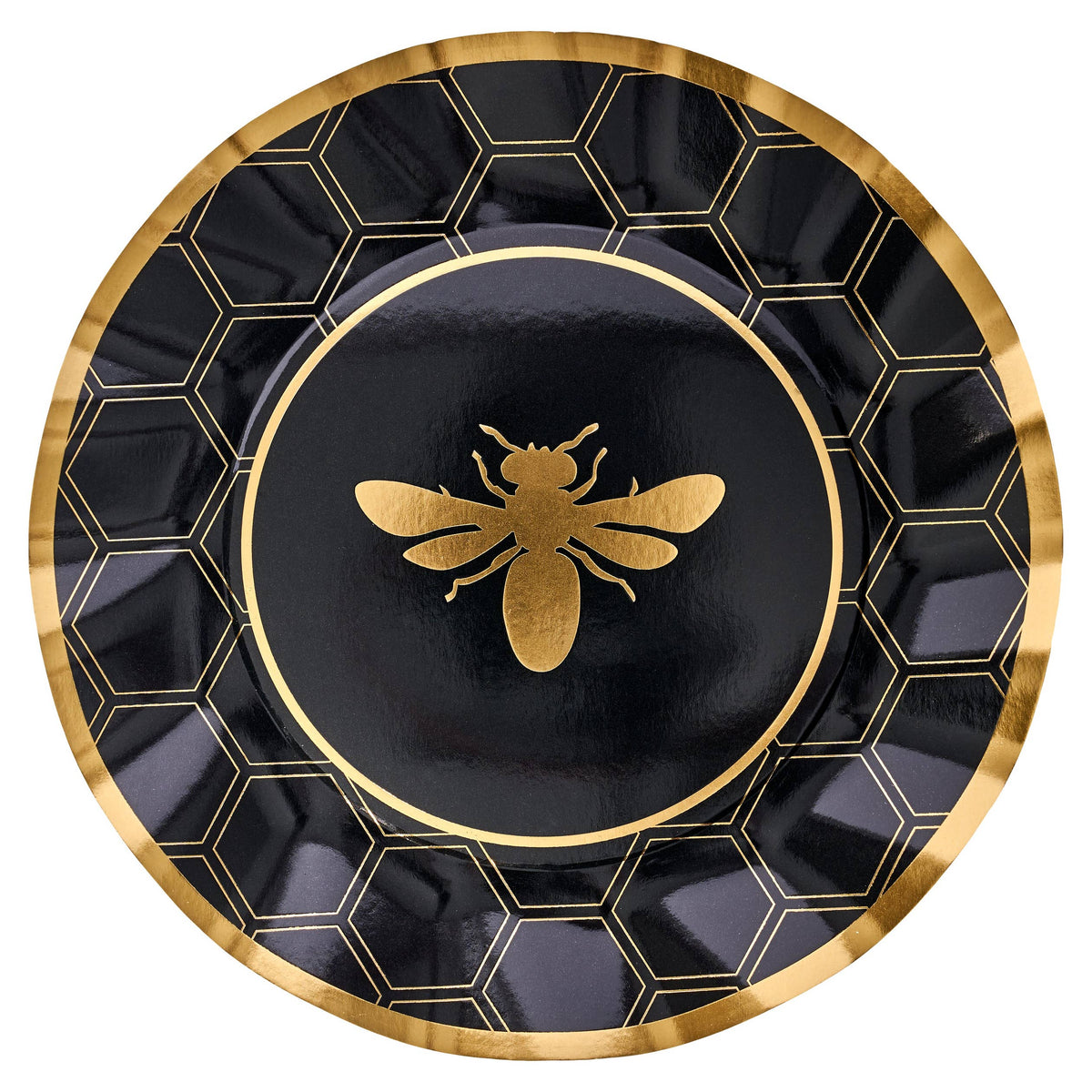 Wavy Honeybee Dinner Plate