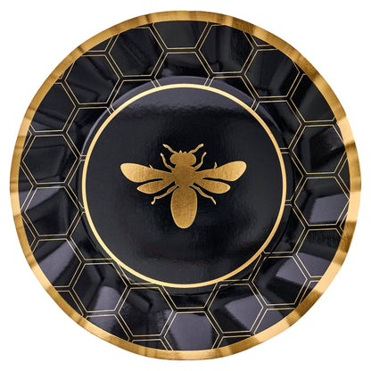 Wavy Honeybee Dinner Plate