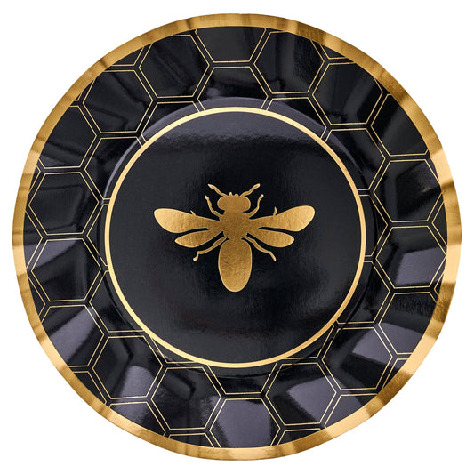 Wavy Honeybee Dinner Plate