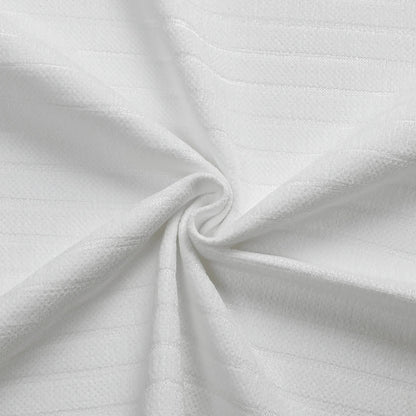 Chenille Caterpillar White Tablecloth