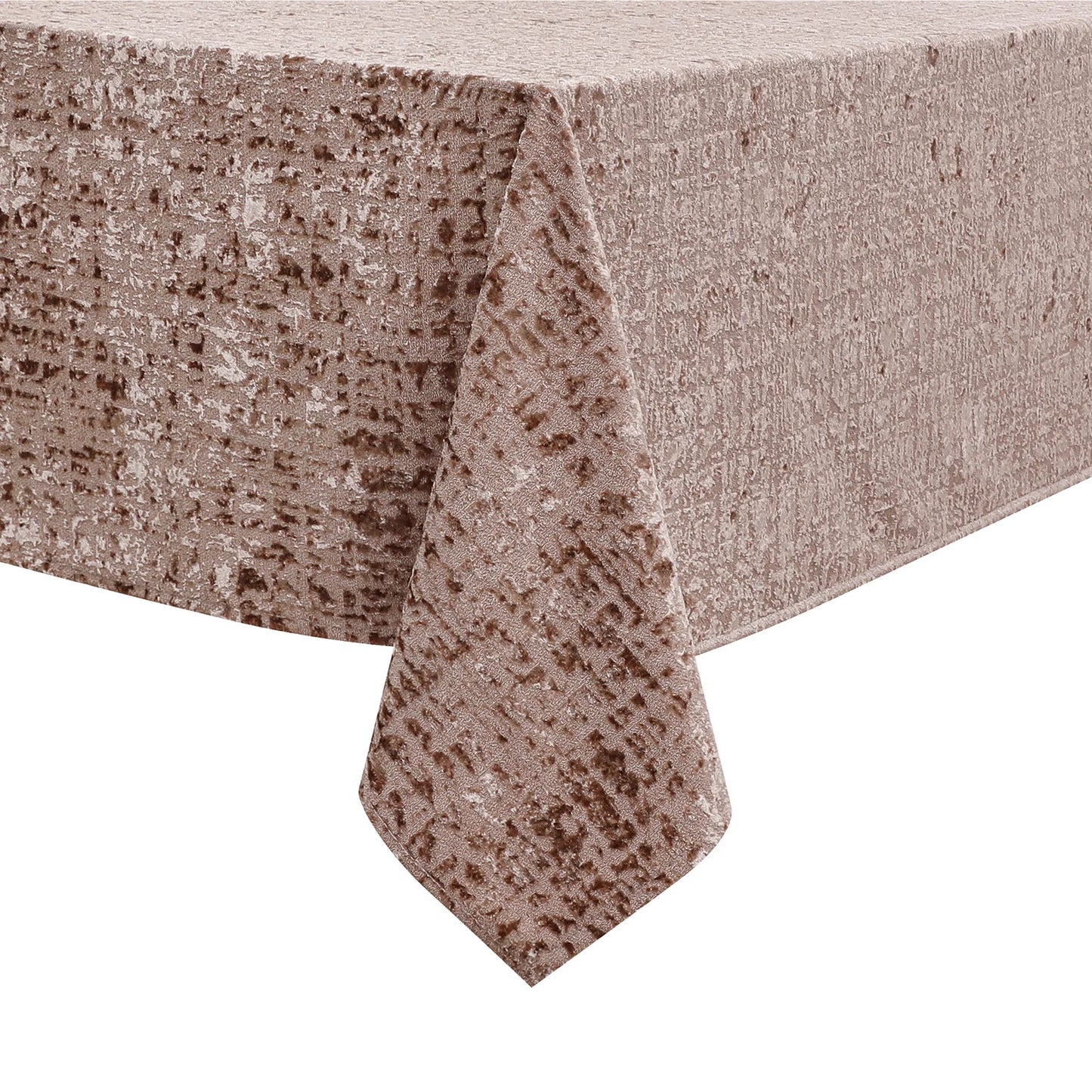 Velvet Patina Blush Taupe Tablecloth