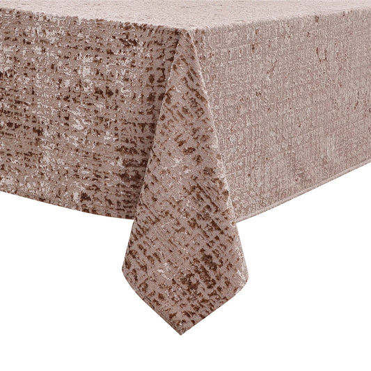 Velvet Patina Blush Taupe Tablecloth