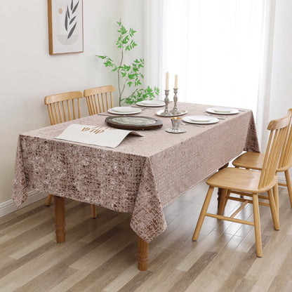 Velvet Patina Blush Taupe Tablecloth