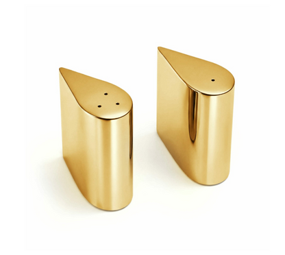 Gold Tear Drop Salt & Pepper