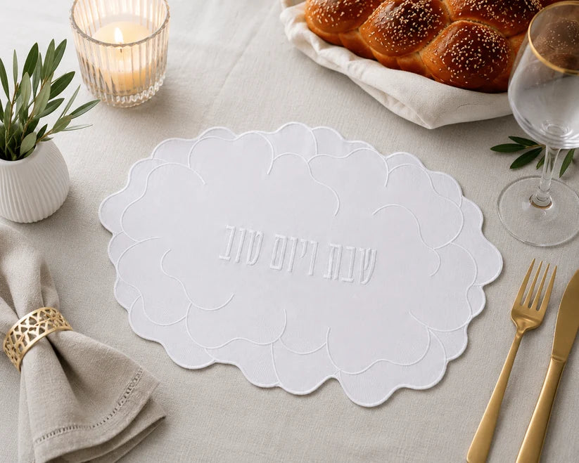 Elegance Challa White Cover