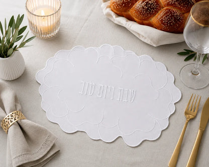 Elegance Challa White Cover