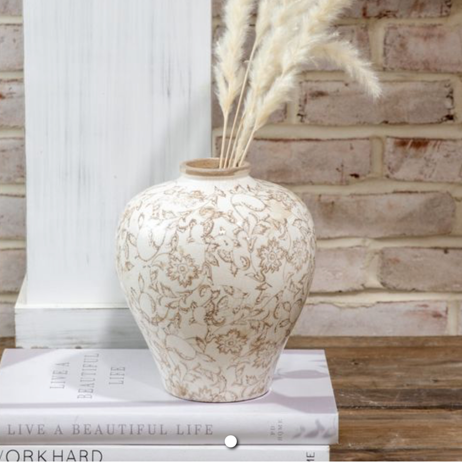 9” Heirloom Plum Vase