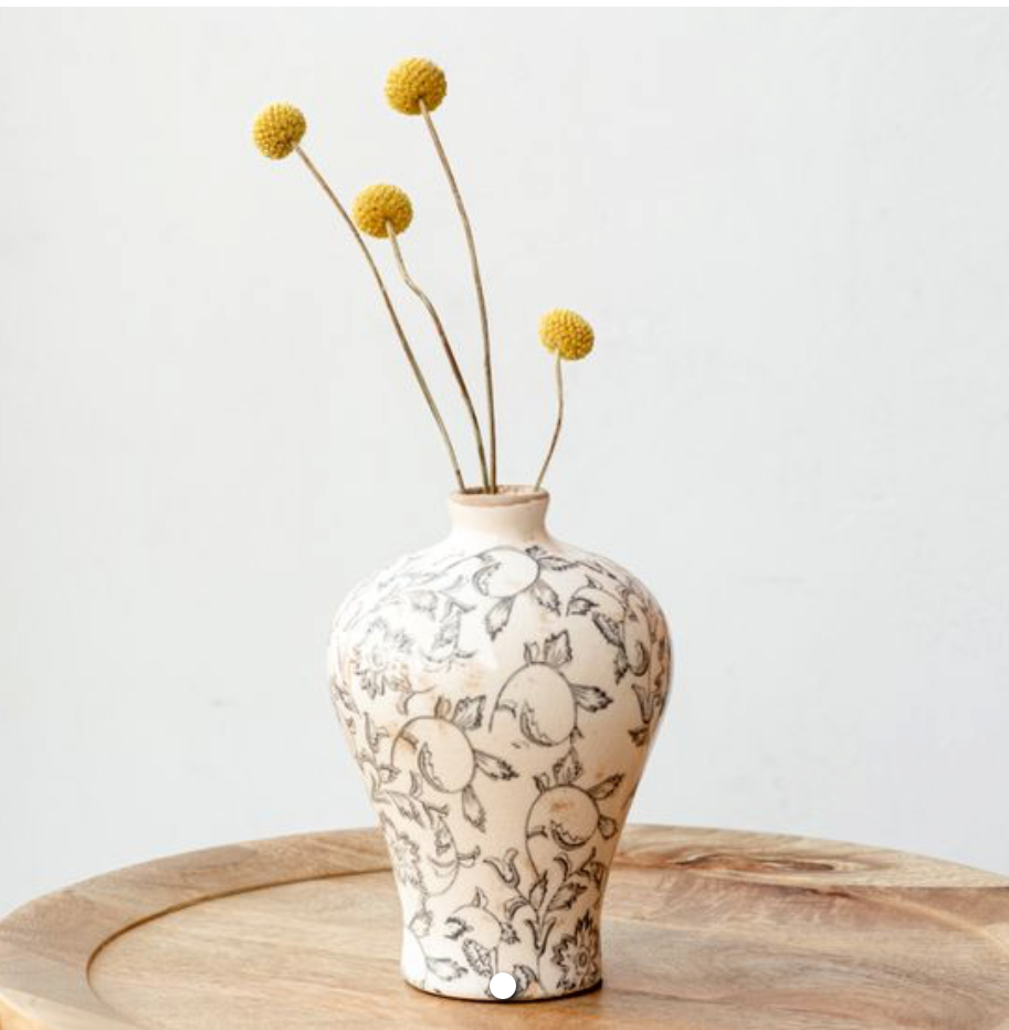 7.7” Heirloom Plum Vase
