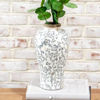 12” Heirloom Plum vase