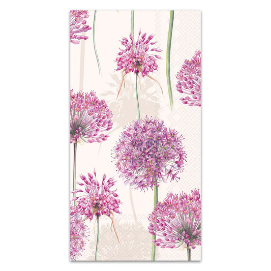 Allium Cream Guest Towel 16pk