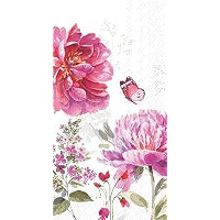 Jardin Rose Guest Towels 16pk