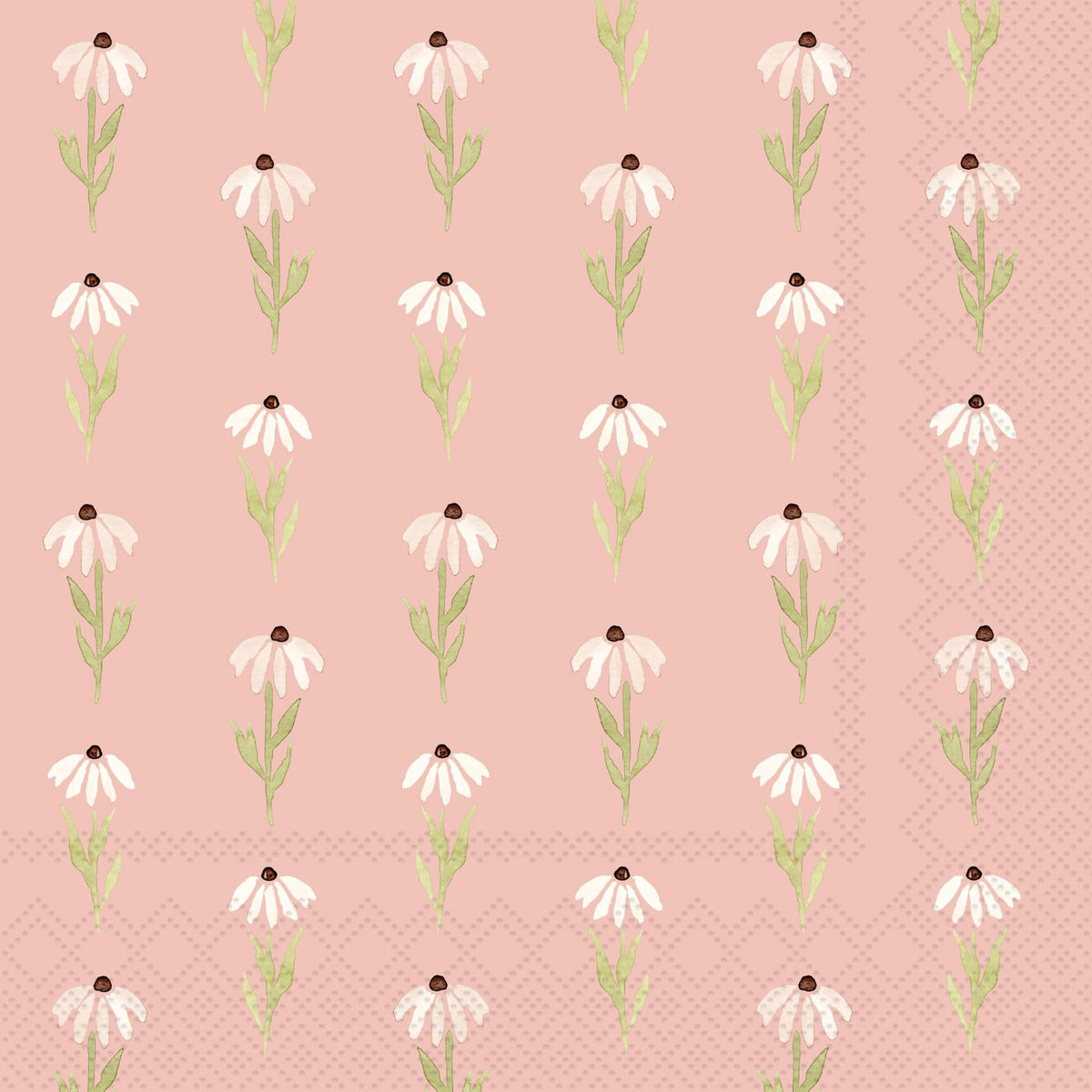 Pink Daisy Guest Towel 16pk