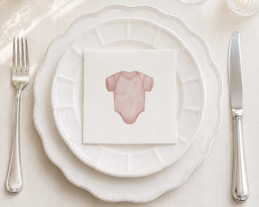 Pink Stretchie Cocktail Napkin 20pk