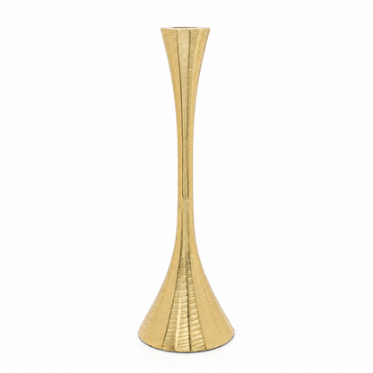Geo Gold Candlesticks Set of 2 - 12”