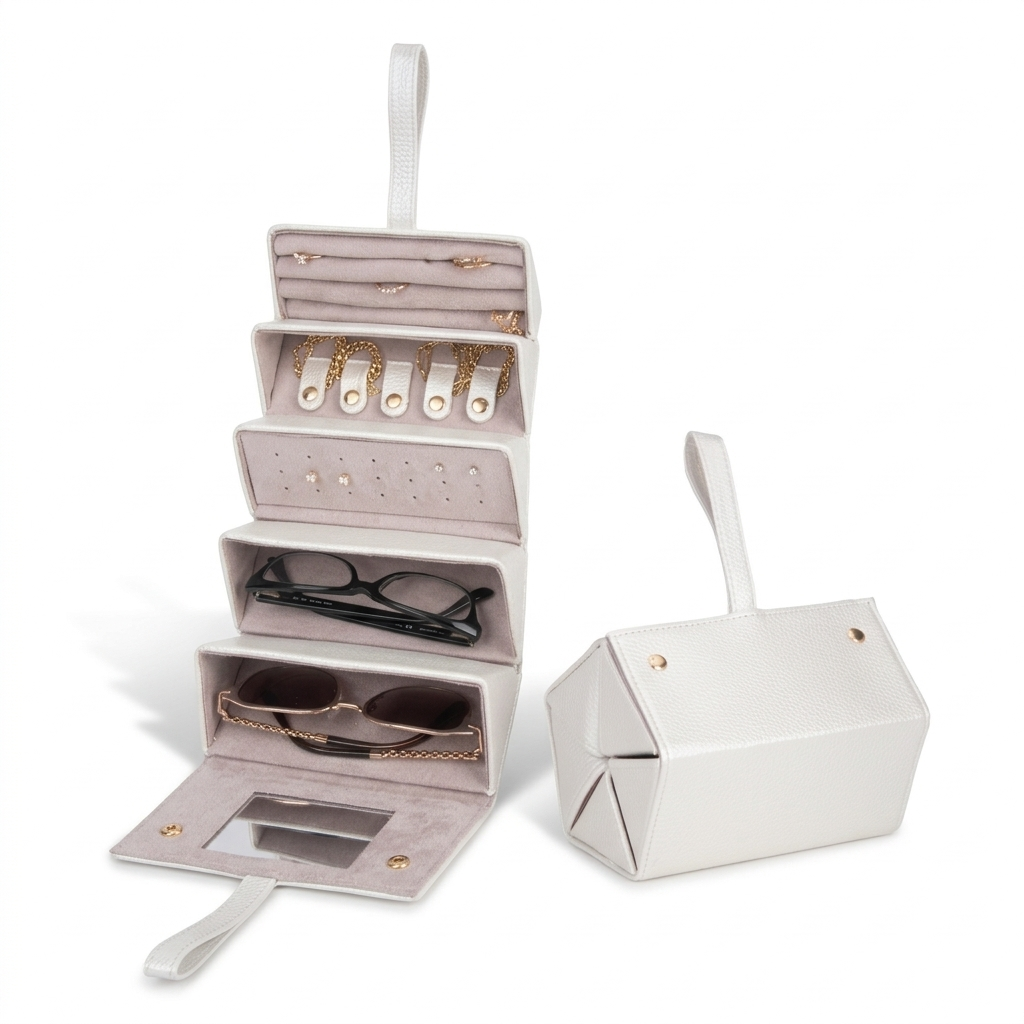Leah 5 Eyewear & Jewlery Case