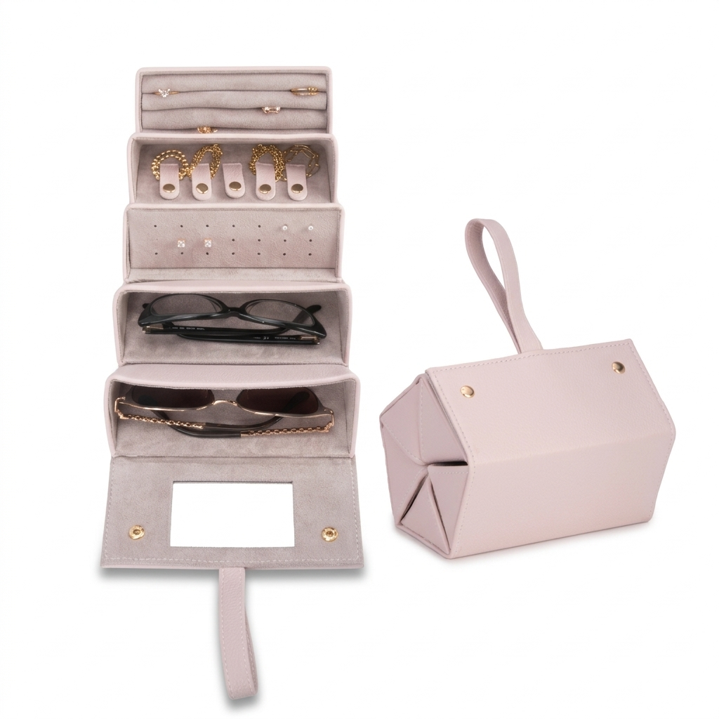 Leah 5 Eyewear & Jewlery Case