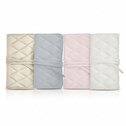 Leah Quilted Jewlery Roll