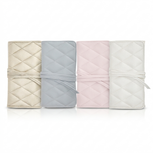 Leah Quilted Jewlery Roll