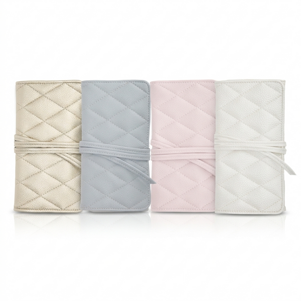 Leah Quilted Jewlery Roll