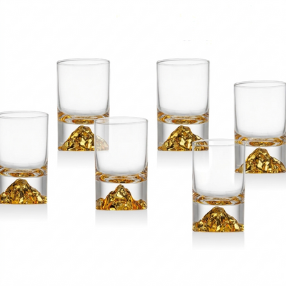 Novo Gold Shot Glasses - 6 pcs