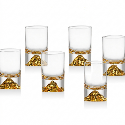 Novo Gold Shot Glasses - 6 pcs