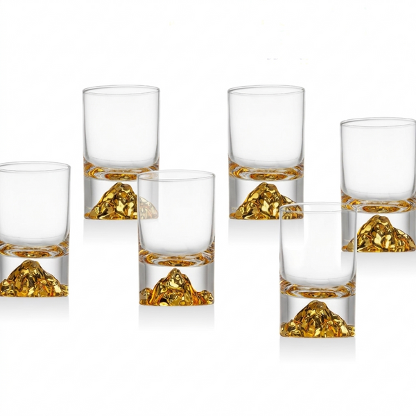 Novo Gold Shot Glasses - 6 pcs