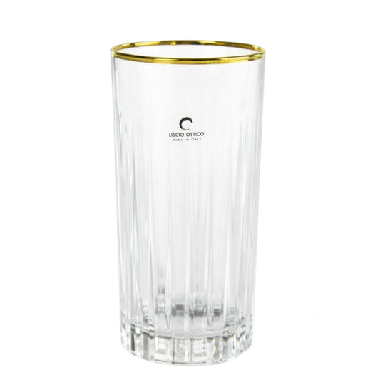 Linear Gold Rim HighBall-6 Set